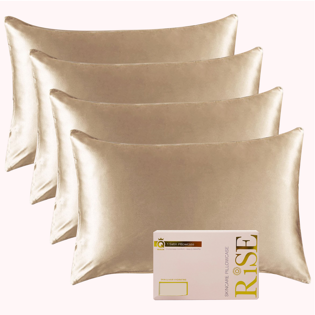 Satin Pillowcase - Golden Honey (4 Pack)