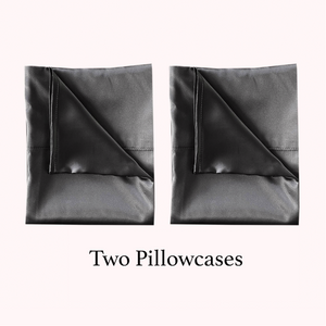 RISE Essential Satin Pillowcase Standard/Queen 20”x30” Charcoal Grey NEW in Box Satin Pillowcase - Charcoal Grey (2 Pack) – risepillowcase main image 4